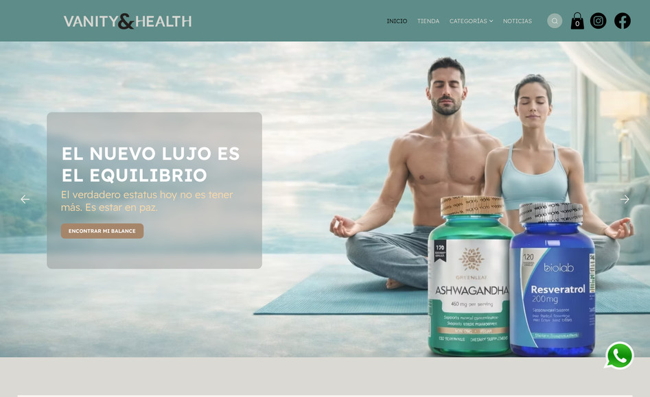 Vanity & Health : Tienda Online