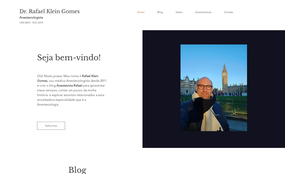 Anestesista Rafael: Desenvolvemos o site do Dr. Rafael, anestesista, com foco em simplicidade, elegância e clareza na comunicação — ideal para profissionais liberais que desejam uma presença digital sólida e acessível.

O projeto apresenta uma estrutura leve e objetiva, que destaca as informações essenciais de forma moderna e profissional, oferecendo excelente desempenho e experiência em qualquer dispositivo.

Como em todos os projetos da Divex, o trabalho foi guiado por um entendimento dos objetivos e da imagem desejada pelo cliente, garantindo um resultado que transmite credibilidade e proximidade com o público.