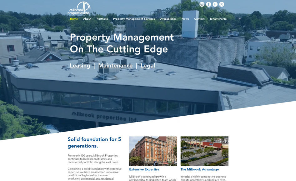 Milbrook Properties: Listing System integration