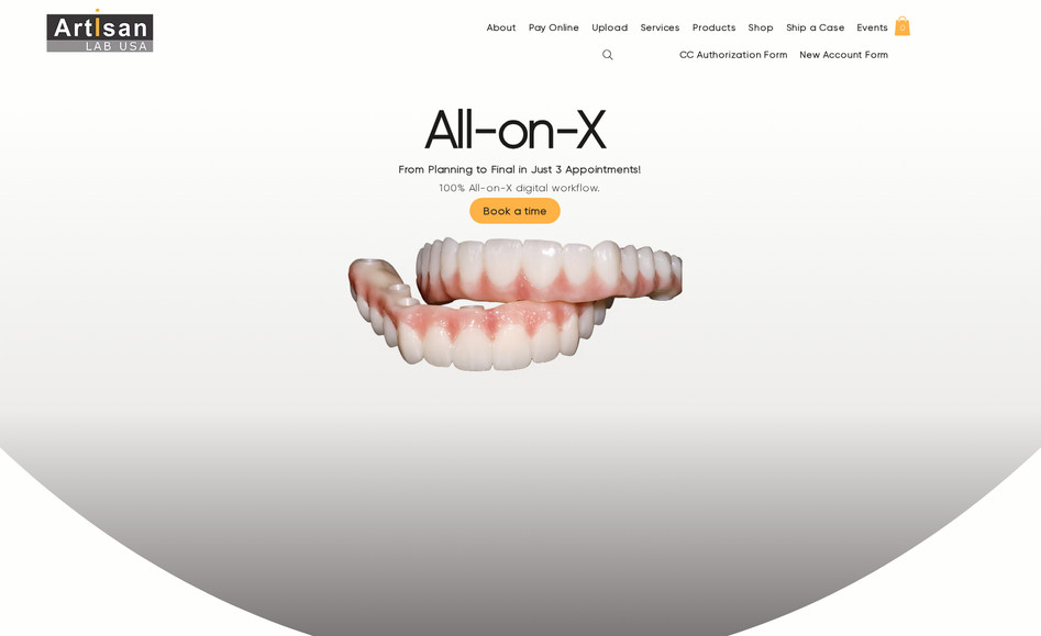Artisan Dental Lab: Dental Laboratory Website