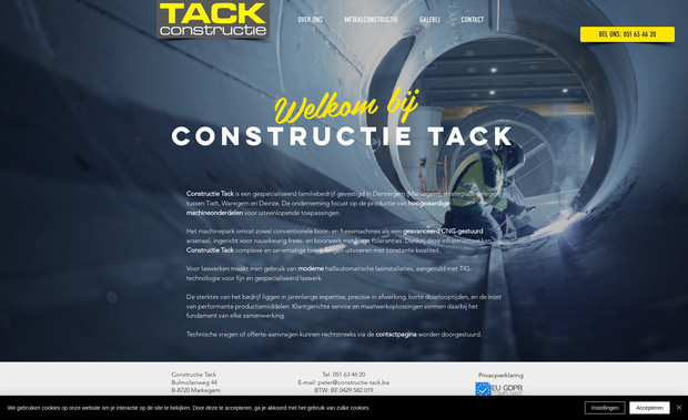 Constructietack: Ook een zaak die reeds 25 jaar hetzelfde aanbied heeft soms nood aan een moderne uitstraling!
