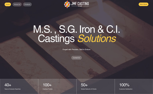 Jmfcasting: Iron and steel casting manufacture factory