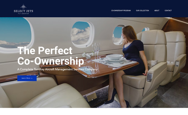 Select Jets: Designed this new website with full features and functionalities to support the customers of Select Jets. 