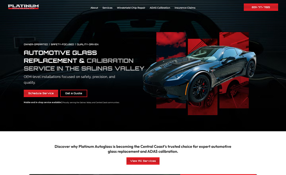 Platinum Auto Glass: High-end Auto glass Company in California. We created Platinum auto Glass from scratch. Check it out! 