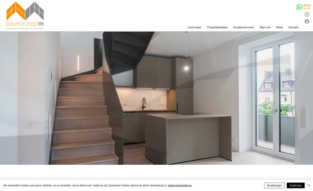 baukonzept-münchen: Webdesign - Immobilienfotografie -  SEO und SEA 