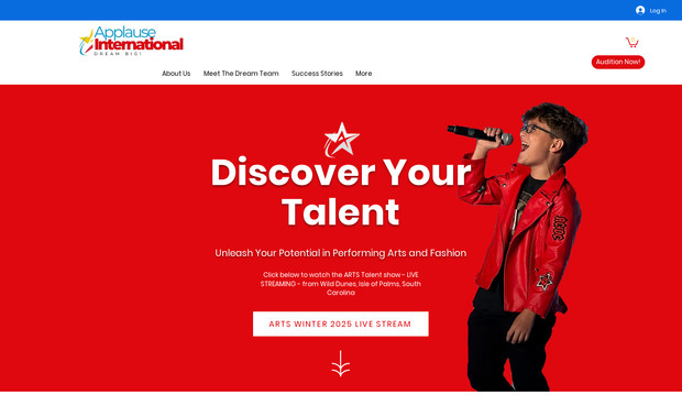 The ARTS: The Glaeser Group revamped The ARTS website for Applause International, creating a streamlined, user-friendly platform that serves as the central hub for participants, parents, and industry professionals. The redesign focused on clear navigation, improved functionality, and a polished brand aesthetic, ensuring essential event details, registration, and resources are easily accessible. With a fresh, professional look and an intuitive layout, the new site enhances the user experience while reinforcing The ARTS' reputation as a premier showcase for aspiring talent.