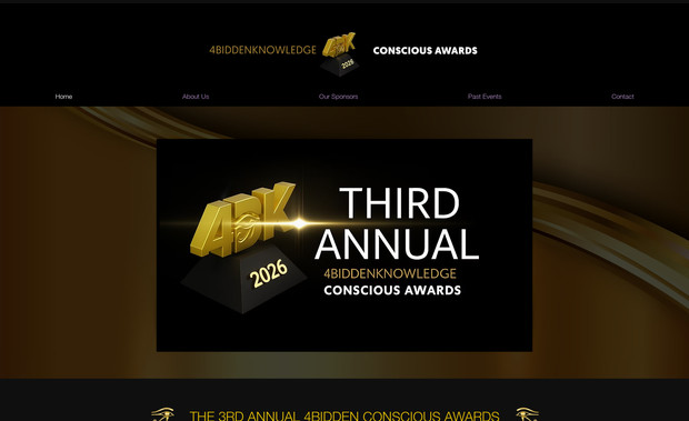 4B Conscious Awards: Web Design