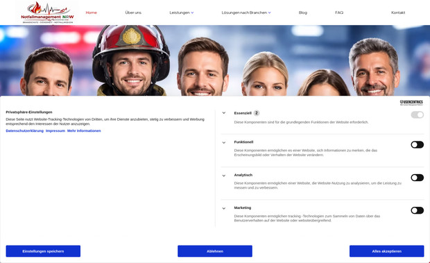 Notfallmanagement: Kompletter Relaunch von Webdesign bis Seo und KI Unterricht
