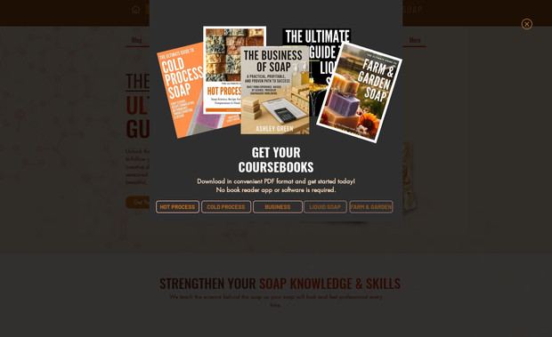 The Ultimate Guide to Soap: Hot process, cold process, and liquid soap making.