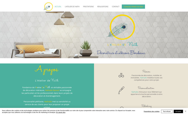 L'Atelier de Nath - Bordeaux : 1er page Google : home staging bordeaux