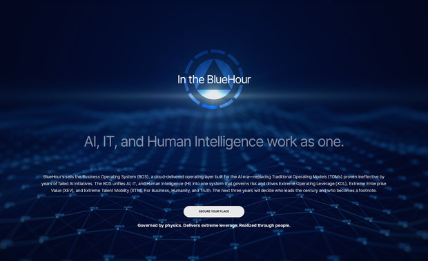 BlueHour: An advanced website build on Wix Studio Platform includes animation series, hover interactions, mouse over effects, CMS, contact form, video sequences. 