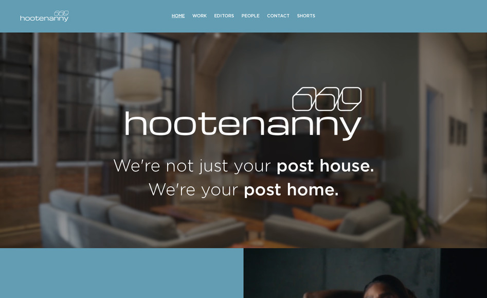 Hootenanny: Collaboration with the client to create their new website. 