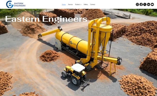 Eastern Engineers – Industrial Drying Solutions & Precision Engineering: Blumdata proudly developed a custom Wix website for Eastern Engineers, a trusted leader in precision-engineered industrial drying solutions designed for the coir, agro, fiber, and dyeing industries. The site clearly showcases their advanced product portfolio, including Rotary Dryers, Flash Dryers, and Paddle Dryers, each engineered for high performance, energy efficiency, and durability to meet the unique needs of large-scale industrial operations. With a focus on clarity and usability, the website highlights Eastern Engineers’ commitment to quality through detailed product descriptions, visuals from their gallery, and easy-to-access service information covering professional installation, annual maintenance contracts, and comprehensive end-to-end support. The responsive layout ensures seamless performance on all devices, while intuitive navigation drives user engagement and strengthens brand presence globally. Strategic calls-to-action and an interactive contact interface help visitors connect directly with the team for inquiries and custom solutions. This project demonstrates Blumdata’s expertise in building industrial-grade, SEO-ready, and conversion-focused Wix websites that reflect technical excellence and support business growth by enhancing digital visibility and customer engagement.