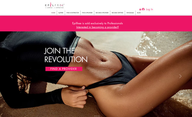 Epilfree: Non-laser hair removal company catering to professional estheticians