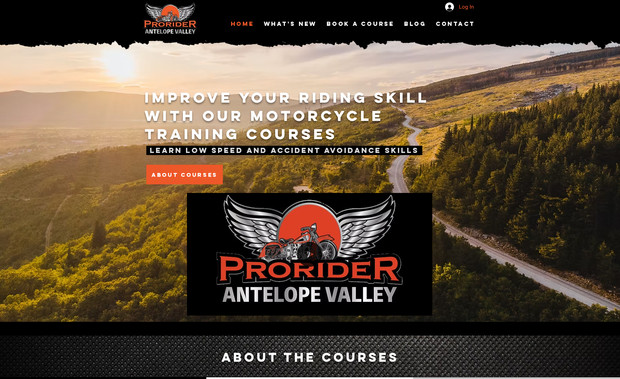 Prorider Antelope Va: Custom and creative kickbutt website created by www.cliftondesigns.com