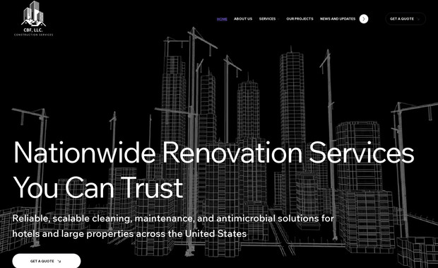 CBF, LLC: Remodeling and Renovations Business website
