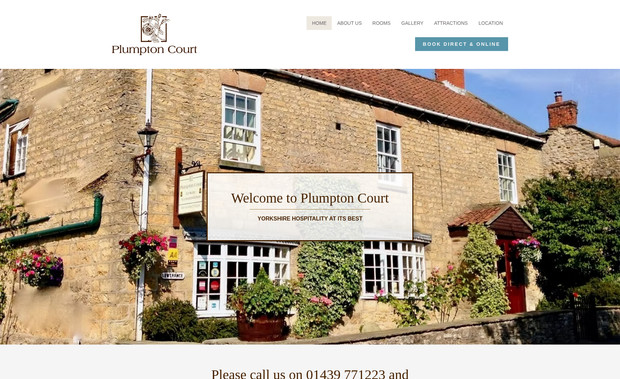 Plumpton Court: A client with us since day one Plumpton Court is a family run guest house. We have looked after their website for twenty years, this latest design is clean and modern focusing on their excellent facilities with each bedroom having its own page and gallery. The use of soft colours through out the website and simple text create an attractive and appealing design.
