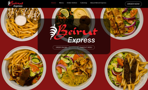 Beirut Express: Lebanese food, online ordering system, menu
