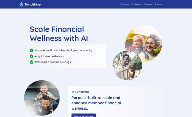 Fundshine: EditorX (Wix Studio) Fully Responsive Website - Financial Business: built entirely from scratch to ensure a custom, user-focused experience.
