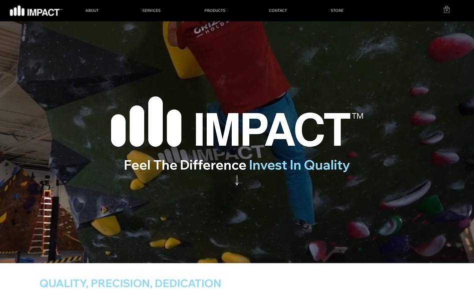 Impact Climbing: Design and setup