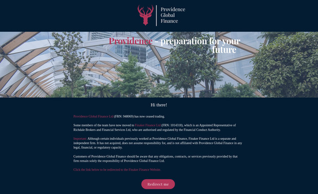 Providence Global: undefined