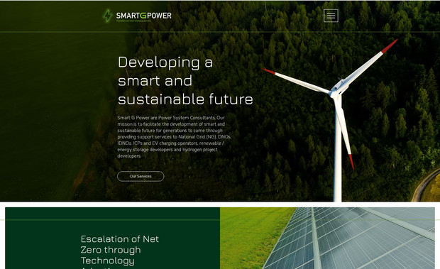 Smart G Power: Logo Design and website.
