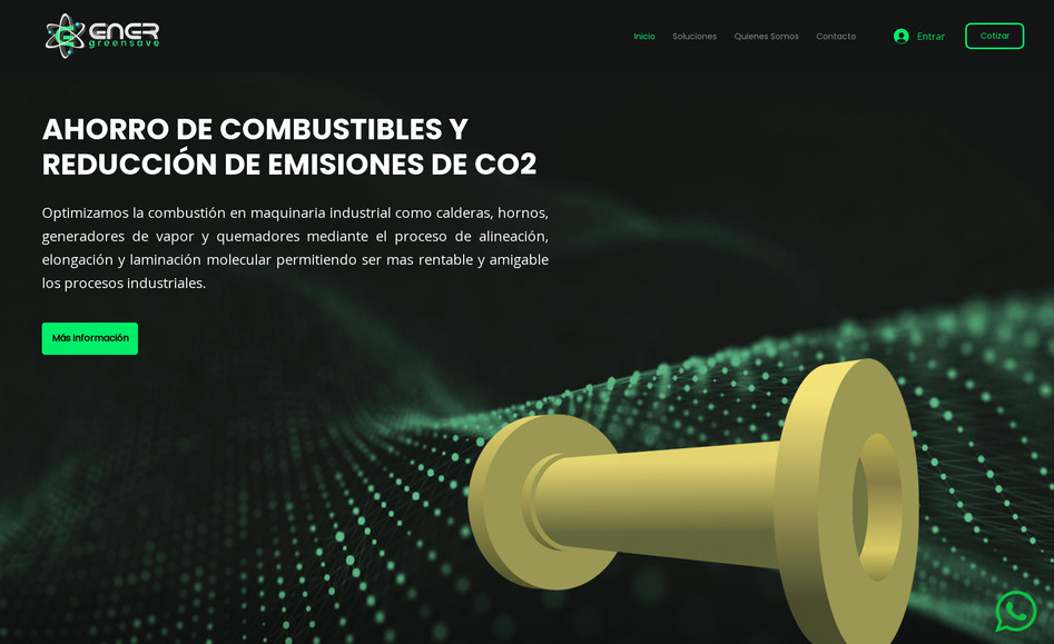 Energreen Save: Desarrollo WebSite, Rediseño Logotipo
