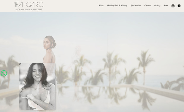 Cabo Hair and Makeup: Hair and makeup services for famous makeup artist Rafa Garcia in Mexico