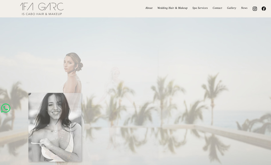 Cabo Hair and Makeup: Hair and makeup services for famous makeup artist Rafa Garcia in Mexico