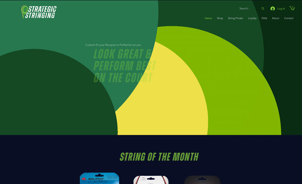 Strategic Stringing: Strategic Stringing offers hybrid & full bed tennis racket stringing and consultations. Located in Amherst, OH. Pickup, delivery and shipping options available.
