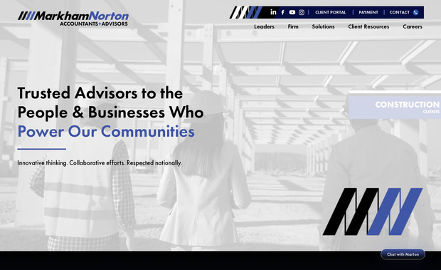Large CPA Accounting Firm: Wix Studio Advanced Website, created with precision and modern elements for a super-professional presentation!