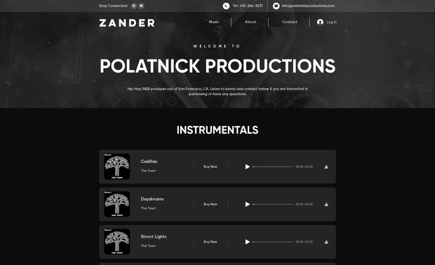 Beats: In this project, I fixed responsive issues across different screen sizes and optimized the website's speed.