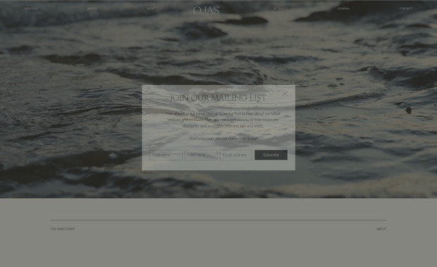 OJAS SANCTUARY: Criação web e desenvolvimento de campanhas de newsletter e email marketing para o engajamento do publico da cliente e informações sobre conteúdos, classes, alimentação e eventos. 