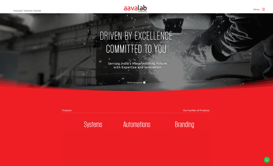 Aavalab Solutions : Solutions Provider Website