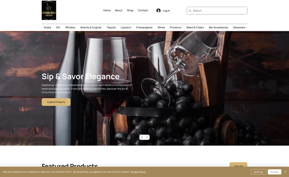 Beverage World: In spearheading the creation of 'Beverage World,' I embraced the dual roles of web designer and developer, drawing upon my extensive 5+ years of experience in the field. Utilizing Wix Studio Editor, I intricately designed and developed a wholesale platform showcasing an extensive range of beverages, from wine and vodka to whiskey, gin, and beer. My commitment to delivering visually stunning and technically robust websites is evident in every aspect of 'Beverage World,' tailored to meet the unique demands of the wholesale industry.

To enrich the design process, I employed Figma, a powerful design tool, to create a blueprint that guided the aesthetic direction of the website. Figma allowed for collaborative and interactive design exploration, ensuring that every detail was refined before implementation in the Wix Studio Editor. The seamless integration of Figma and Wix resulted in a website that not only captures the essence of each beverage category but also provides users with an engaging and intuitive digital experience.

'Beverage World' serves as a testament to my ability to merge innovation and sophistication, offering a digital platform that goes beyond expectations. This project showcases my dedication to crafting immersive digital experiences, marrying design and development seamlessly in the dynamic landscape of web creation.