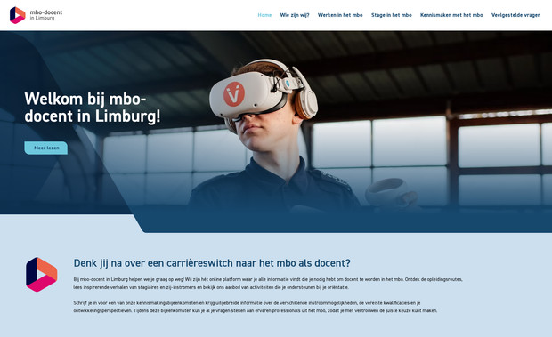 MBO Docent Limburg: Brand identity, Webdesign and SEO