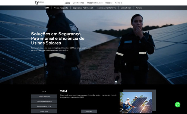 Guardiam: Soluções em Segurança Patrimonial e Eficiência de Usinas Solares