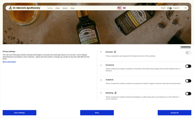 Dr. Marcia's Apothecary: Website migration from GoDaddy