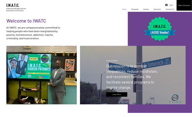 Non Profit with Donations: Non Profit website development with ability to accept donations of any amount, and purchase training modules.