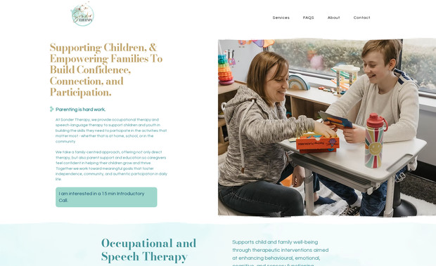 Sonder Therapy: WIX Website redesign for Sonder Therapy, who wanted their website to reflect their new branding and messaging.