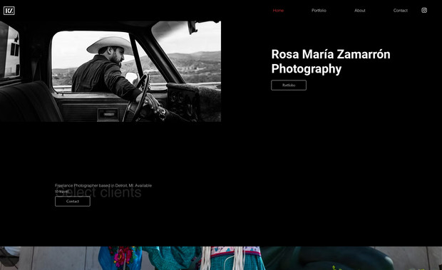 Photography Based Site: Rosa Maria Zamarron is a Detroit based photographer who built her own site using Wix &amp;amp;amp;amp;amp;amp;amp;amp;amp; was looking for a reboot. We took all the existing content, portfolio work &amp;amp;amp;amp;amp;amp;amp;amp;amp; accolades and created a new showcase for her work. The site and tools used allows her to easily add future galleries and portfolio work with ease. As well as generate private links for client content delivery. 