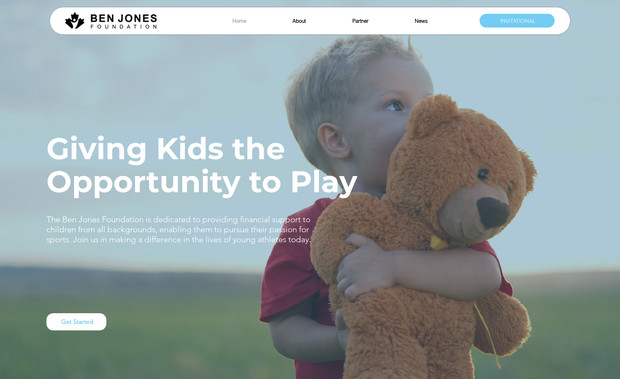 Ben Jones Foundation: Overview:
We worked with the Ben Jones Foundation, a nonprofit organization dedicated to empowering young athletes and building community through mentorship, scholarship, and outreach, to create a website that communicates their mission and invites supporters to get involved. The goal was to design a digital platform that balances storytelling with action—highlighting impact while making it easy to donate, learn, and engage.

Scope of Work:

Custom web design aligned with the foundation’s message and values

Streamlined donation and sponsorship functionality

Program pages showcasing mentorship initiatives, scholarships, and events

Media hub for sharing news, updates, and community highlights

Mobile-first design with intuitive navigation and strong calls to action

Volunteer and contact forms to encourage participation and outreach

Built-in flexibility for future campaigns, videos, and partnerships

Outcome:
The new Ben Jones Foundation website provides a clean, engaging, and purpose-driven digital experience. It captures the heart of the foundation’s work and inspires action—whether that’s donating, attending an event, or becoming a mentor. The platform gives the organization room to grow while making it easy for the public to connect and contribute.