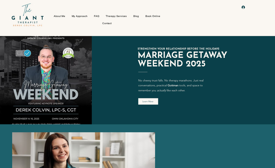 The Giant Therapist: Redesigned website and added FAQs and blogs before working on advanced SEO setting and submissions. Working on Google ads to promote his professional counselling services for branding and new clients. 