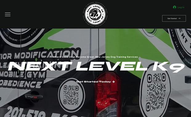 Next Level K9: Wix Studio website design and build for dog trainer and ongoing Google Ads management.