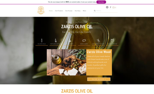 Z Olive Oil: eCommerce start-up company who hired us to build a custom website, design their logo, and create an entire branding package with personas, color schemes, font characters, and coordinating collateral.
