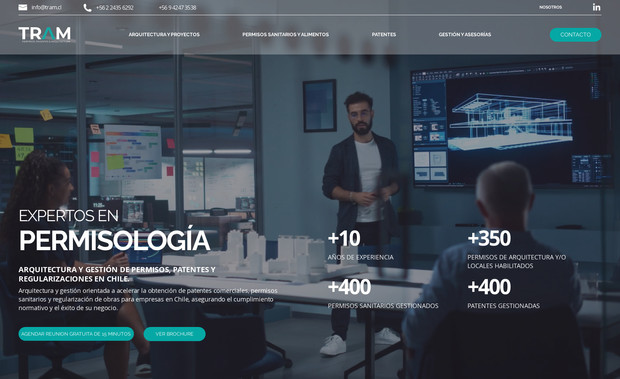 TRAM : Rediseño Web en Wix Studio + SEO