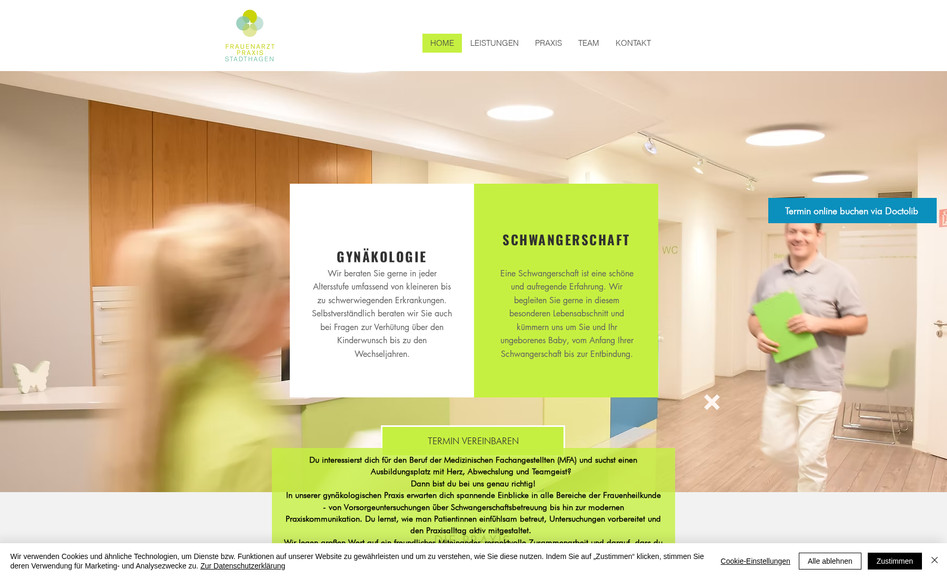 Khalifa1: 🌸 Moderne Medizin, klar präsentiert – Unser Webdesign für Frauenarzt Dr. Khalifa

Für die Frauenarztpraxis Dr. Khalifa in Stadthagen haben wir eine Website gestaltet, die Vertrauen und Professionalität vermittelt. Der neue Online-Auftritt informiert Patientinnen umfassend über Leistungen und Praxisphilosophie und erleichtert den Zugang zu wichtigen Informationen.
Unsere Leistungen:

💻 Webdesign: Ein modernes und seriöses Design, das die Praxis als kompetenten Partner für Frauenmedizin präsentiert. Klare Strukturen und ein ansprechendes Layout sorgen für einen professionellen ersten Eindruck.

✍️ Texterstellung: Einfühlsame und verständliche Inhalte, die das breite Leistungsspektrum – von Vorsorge bis Schwangerschaftsbetreuung – klar und patientinnenorientiert darstellen.

📱 Responsive Umsetzung: Die Website ist mobilfreundlich und auf allen Endgeräten optimal nutzbar – egal ob Smartphone, Tablet oder Desktop.

🌟 Patientinnenfokus: Die benutzerfreundliche Navigation und gut sichtbare Kontaktmöglichkeiten erleichtern es Patientinnen, schnell Termine zu buchen oder sich umfassend zu informieren.

Mit diesem Webauftritt wird die Frauenarztpraxis Dr. Khalifa modern und einladend präsentiert – ein Ort, an dem Patientinnen sich rundum gut betreut fühlen können.

🔗 Besuchen Sie die Website: www.frauenarztpraxis-stadthagen.de

Suchen Sie eine Website, die Ihre Praxis optimal darstellt? Wir setzen Ihre Wünsche professionell und individuell um – für Ihren Erfolg im Web! 📞