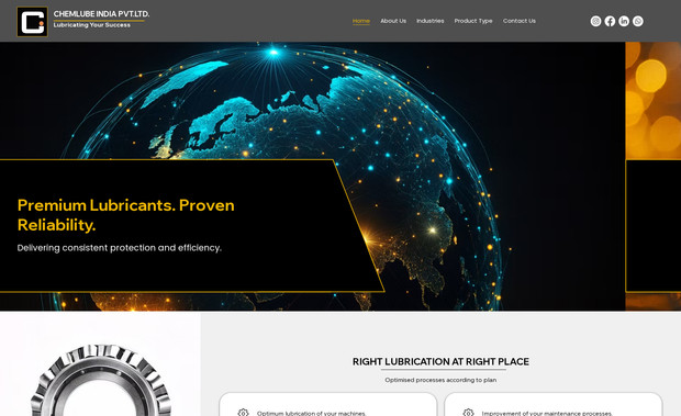 Chemlube India – Industrial Lubricants & Total Maintenance Solutions: Blumdata designed and developed a powerful Wix website for Chemlube India Pvt. Ltd., a leading provider of high-performance industrial lubricants, greases, and total maintenance solutions serving sectors such as marine, automotive, power processing, construction, mining, food & beverages, and agriculture. The website https://www.chemlubeindia.com/ presents Chemlube India’s extensive product portfolio with a clean, professional interface that highlights technical expertise, industry applications, and product reliability. Beyond the website, Blumdata engineered a custom Blumdata PLD application integrated with the Wix platform, enabling the Chemlube India team to independently upload, edit, and manage products with descriptions, specifications, and images in a highly user-friendly manner—without technical dependency. This custom solution simplifies content updates, improves operational efficiency, and ensures faster time-to-market for new products. The responsive design guarantees seamless performance across all devices, while structured content and intuitive navigation enhance user engagement and SEO visibility. Strategic calls-to-action and clear product categorization help customers easily discover solutions tailored to their industrial needs. This project demonstrates Blumdata’s expertise in combining advanced Wix customization with custom application development to deliver scalable, future-ready digital solutions that empower businesses with control, efficiency, and long-term growth.
