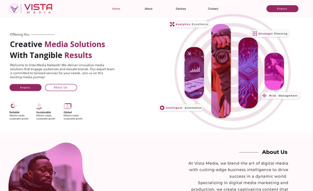 Vista Media Networks: A media company website