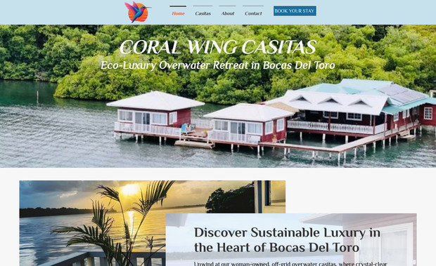 Coral Wing Casitas: Full Website Redesign ...